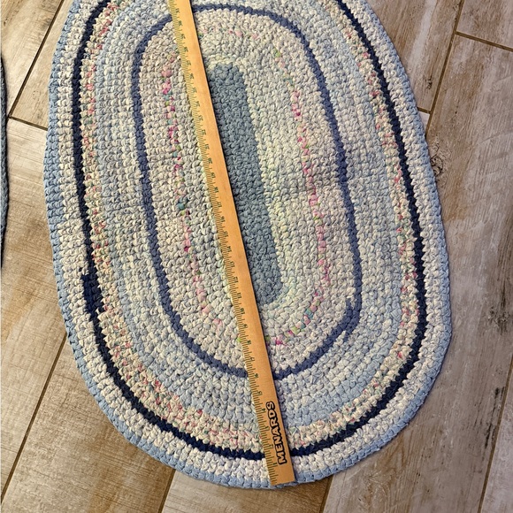 Set of Handmade Oval Braided Rugs - Picture 4 of 7